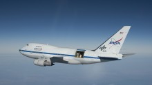 Die fliegende Sternwarte SOFIA in ihrem Element (Foto: DLR)
